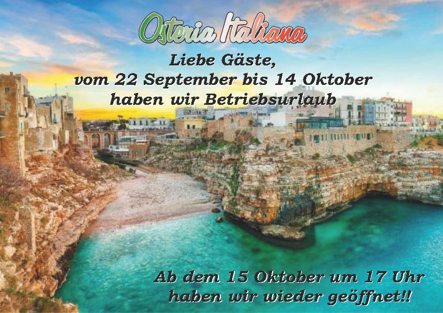 Urlaub September 25